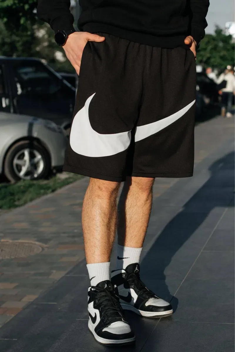 ‼️Top‼️ Шорты Nike Big Swoosh | Найк Биг свуш | Люкс якість | — фото 4