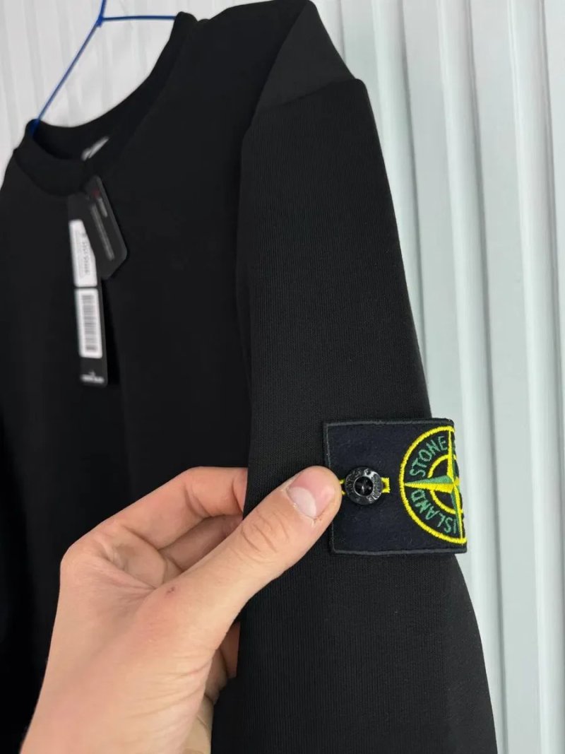 Топовий світшот STONE ISLAND BLACK — фото 2