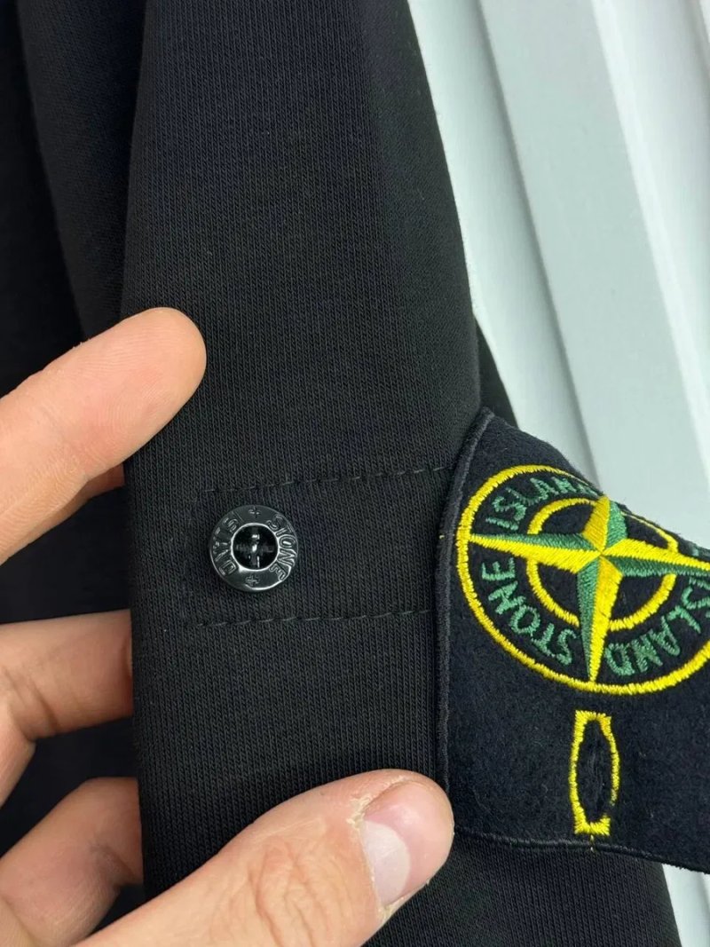 Топовий світшот STONE ISLAND BLACK — фото 3