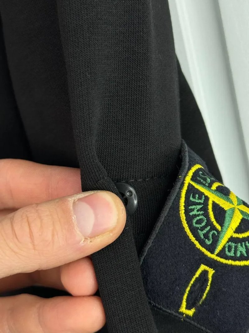 Топовий світшот STONE ISLAND BLACK — фото 4