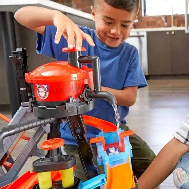 Трек Хот Вілс Вибух кольорів Водонапірна вежа Hot Wheels FTB67 • Новий — фото 5