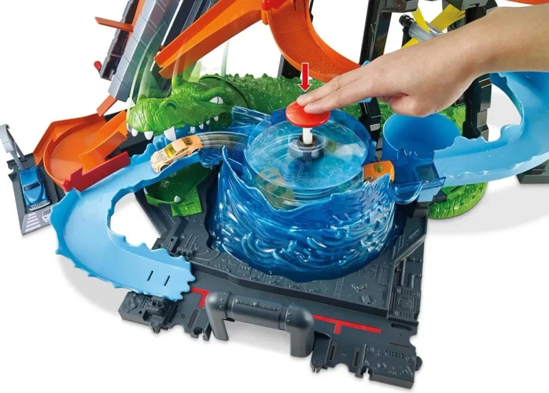 Трек Хот Вілс Вибух кольорів Водонапірна вежа Hot Wheels FTB67 • Новий — фото 6