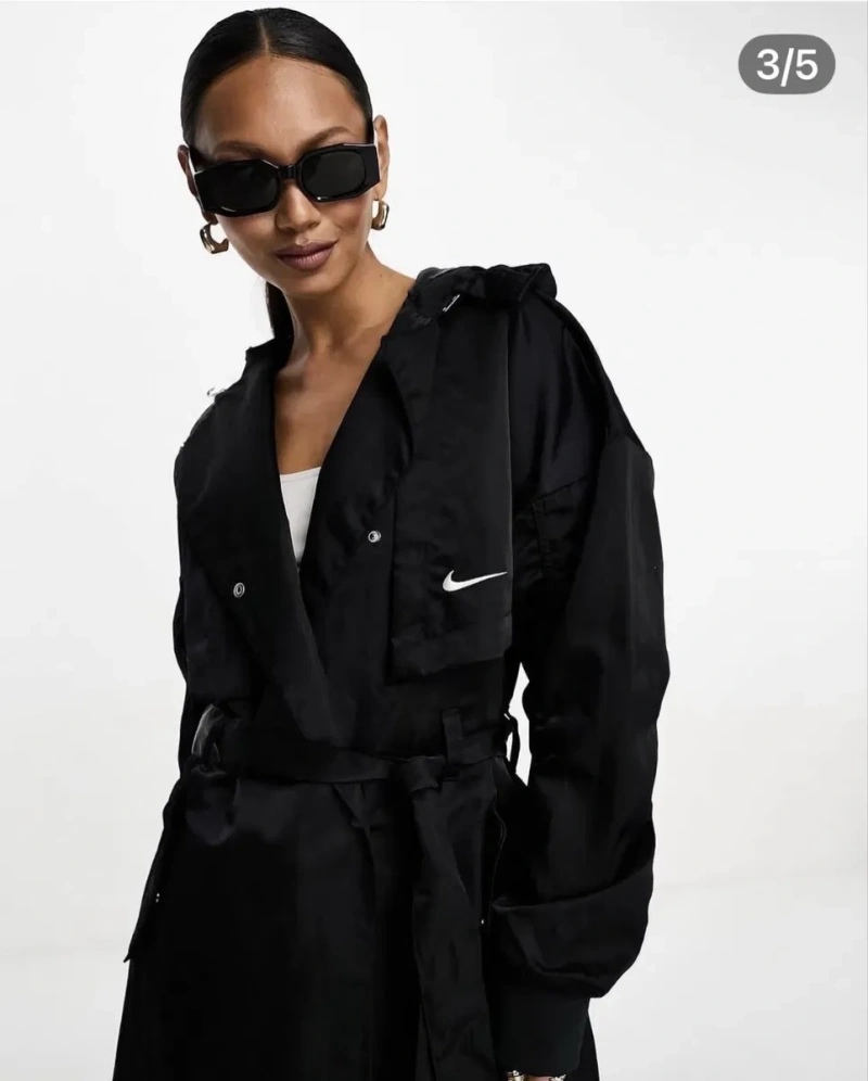Тренч куртка Nike Sportswear Essentials Waterproof Jacket Black оринінал FB4521-010 — фото 3