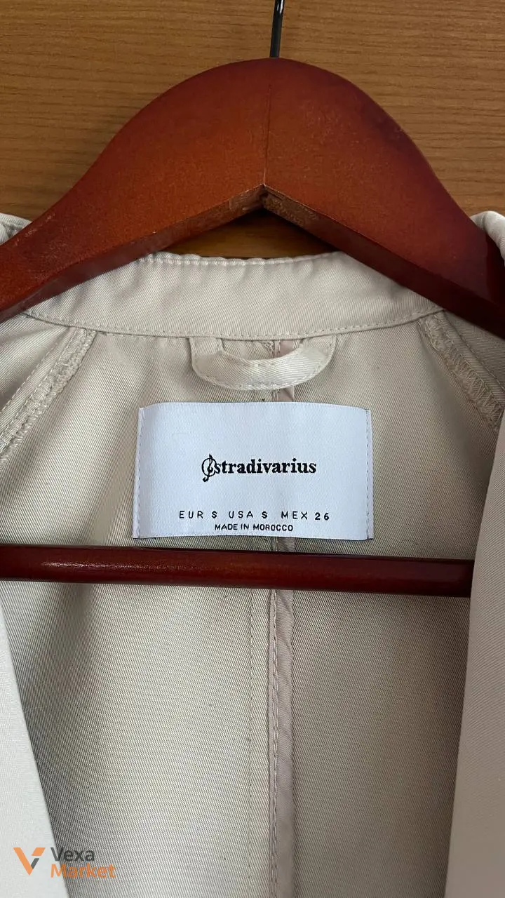Тренч жіночий Stradivarius S — фото 4
