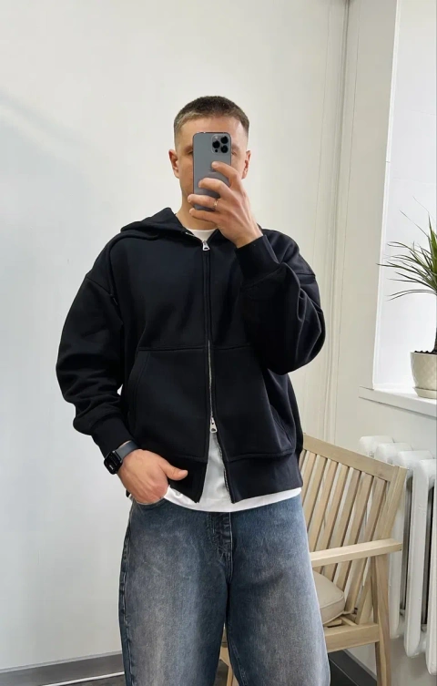 Трендове Зіп Худі! H&M Oversized Fit