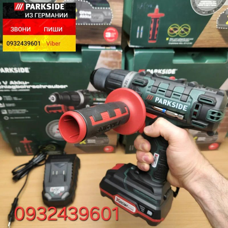 Ударный аккумуляторный шуруповерт дрель из ГЕРМАНИИ Parkside PSBSA 20 E4 дріль акумуляторний шурупокрут з ударом — фото 4
