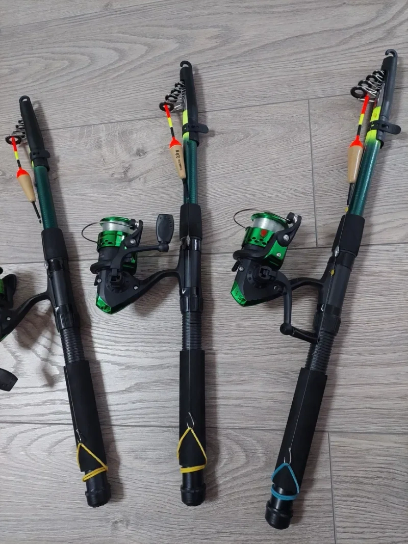 Удочки спінінги Rumpol KNIGHT 2.4м з катушкою та повною оснасткою — фото 8