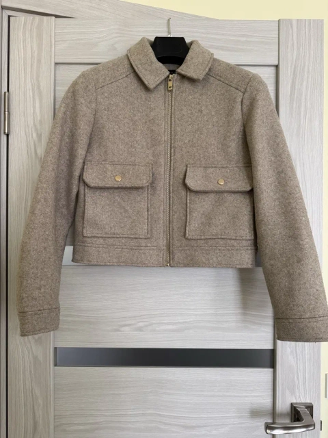 Укорочена демісезонна куртка-жакет Zara (розмір S)