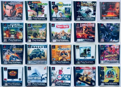 UMD-Диски для PlayStation Portable, диски для PlayStation 1, картриджі для PlayStation Vita