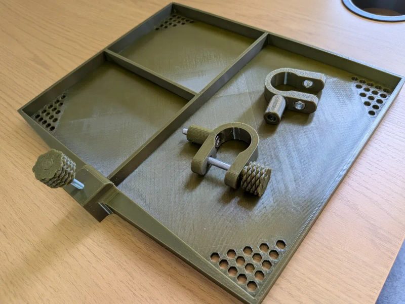 Універсальний навісний столик для рибальського крісла (3D-друк) — фото 5