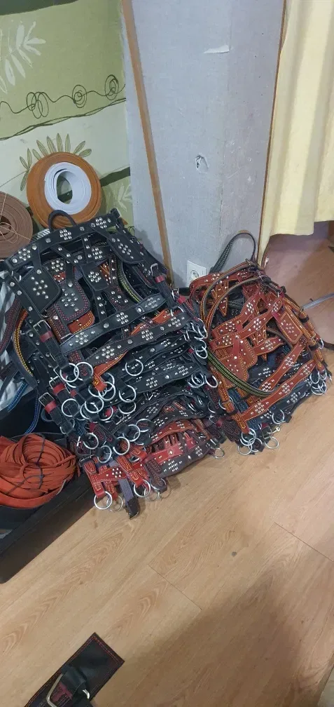 Упряж на коня! Вуздечка Шлея Наритник Віжки Посторонки Кантарка — фото 7
