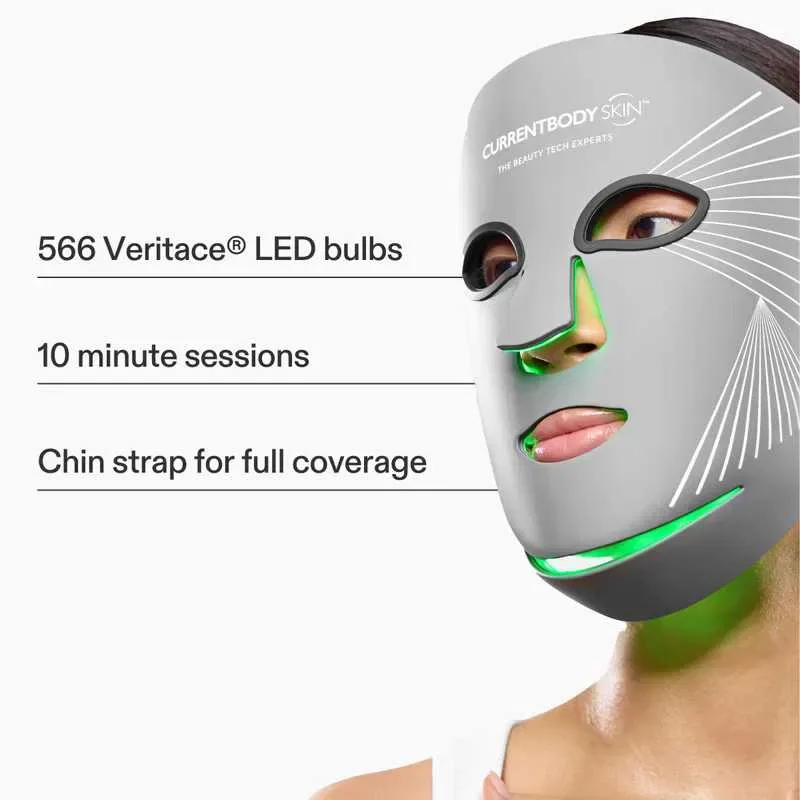 УЦІНКА! Світлодіодна маска CurrentBody Skin LED Multi Light Therapy Face Mask ORIGINAL + подарунок — фото 3