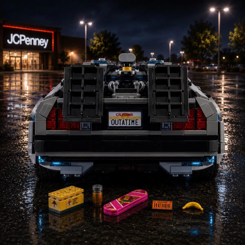 ‼️ В КОРОБЦІ‼️ Конструктор Icons – Машина часу DeLorean 1/1 з LEGO — фото 2