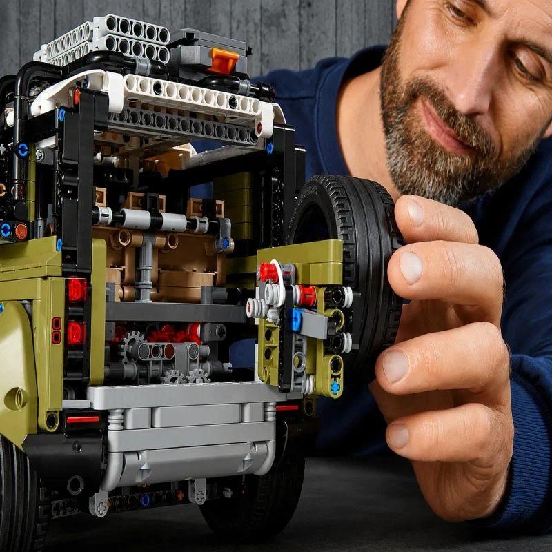 ‼️В КОРОБЦІ‼️ Конструктор Techinc – Land Rover Defender 1/1 з LEGO — фото 6