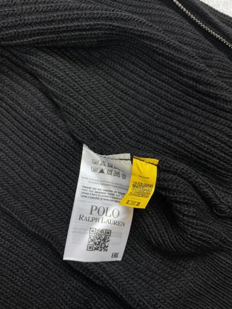 В'язана чоловіча кофта Polo Ralph Lauren В'язаний кардиган Поло Ральф Лаурен Чорна кофта Поло Кардиган чоловічий — фото 6