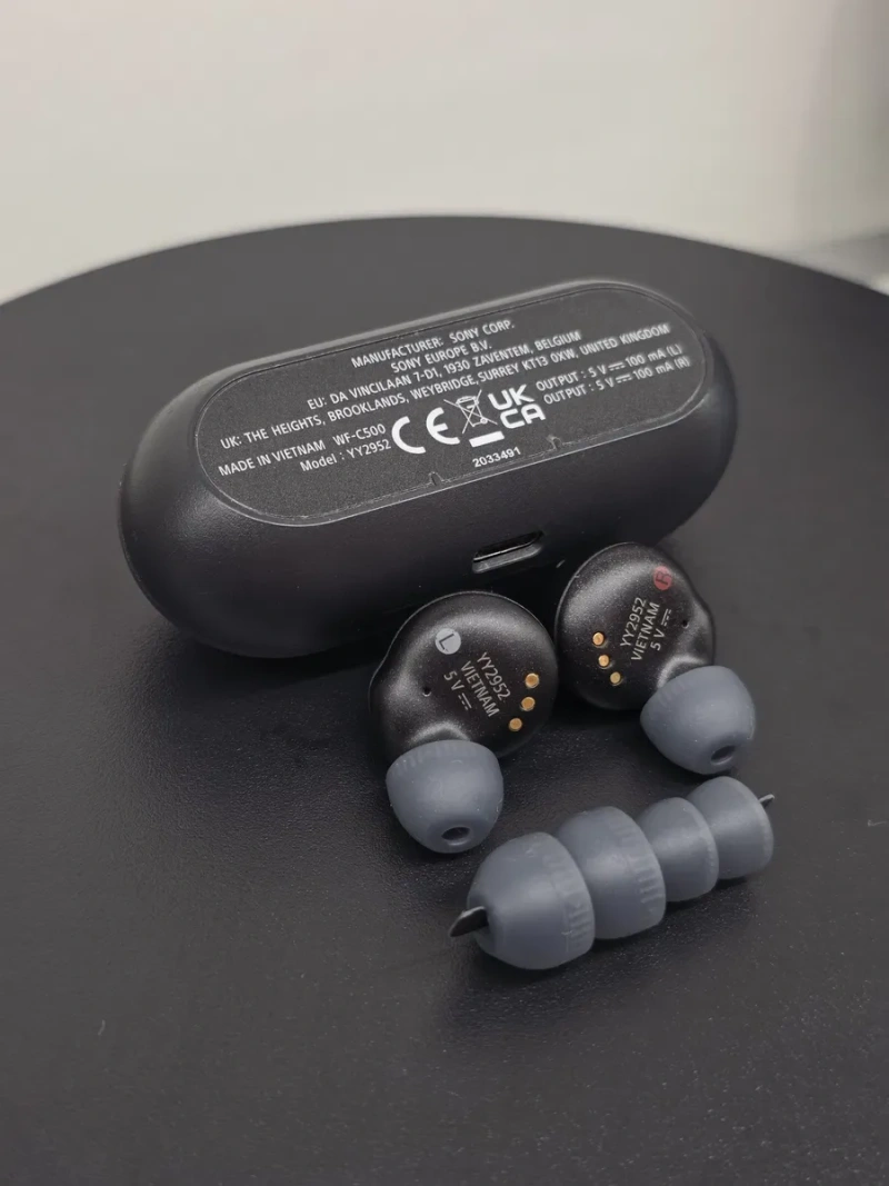 Вакумні навушники Sony WF-C500 TWS, Bluetooth, IPX4 — фото 4