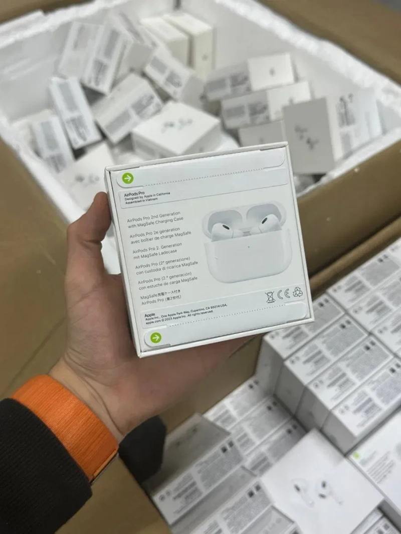 Вакуумні навушники АирПодс Pro 2 Еїрподс Про 2+ чохол у подарунок — фото 2