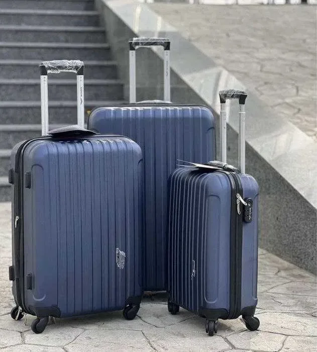 Валіза дорожній чемодан та сумка на колесах 147 blue і є інші — фото 4