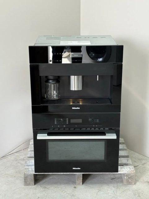 Вбудований комплект Miele H6100BP + CVA6401, духовка + кавомашина, преміум клас