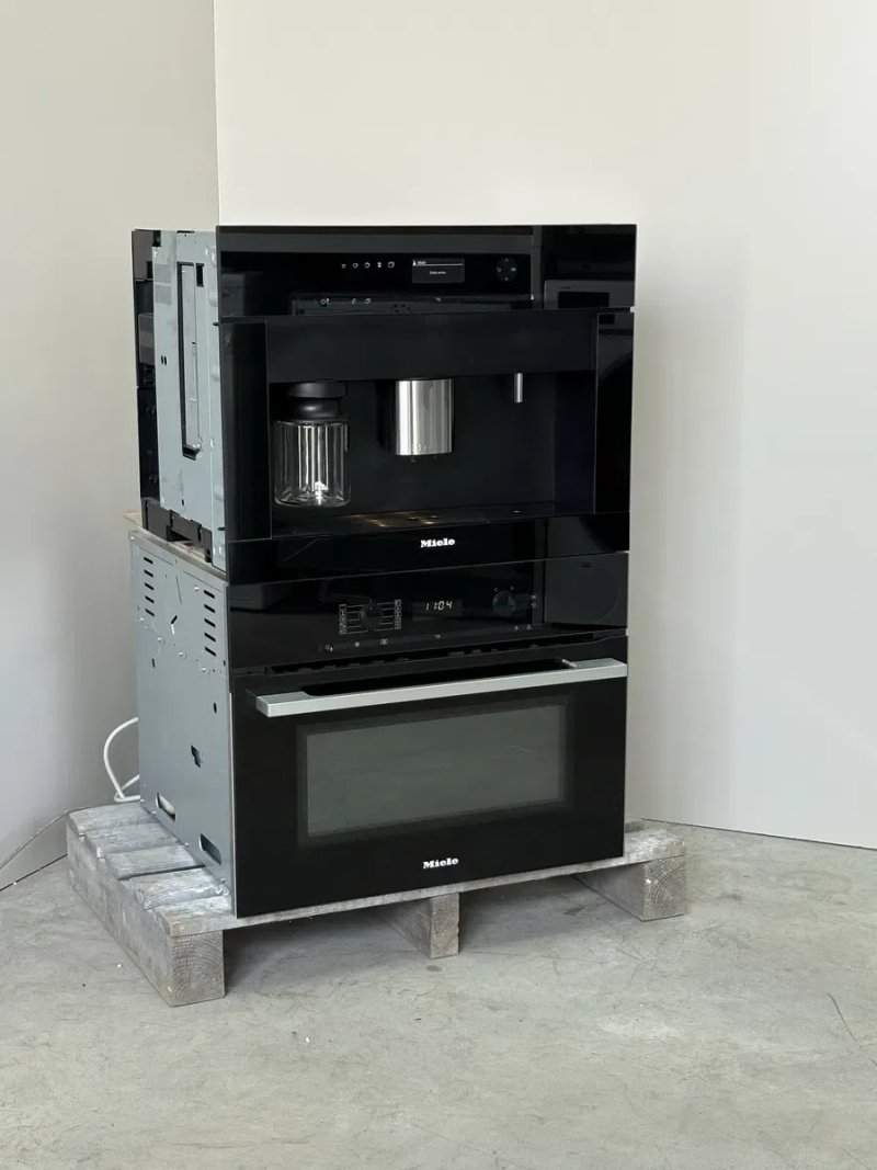 Вбудований комплект Miele H6100BP + CVA6401, духовка + кавомашина, преміум клас — фото 8