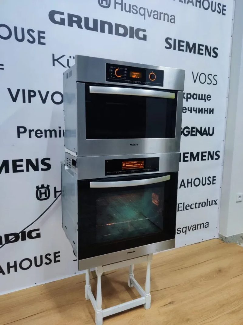Вбудований комплект VOLIA™. Духова шафа H5681B + Парова шафа DG5050! Німеччина! — фото 2