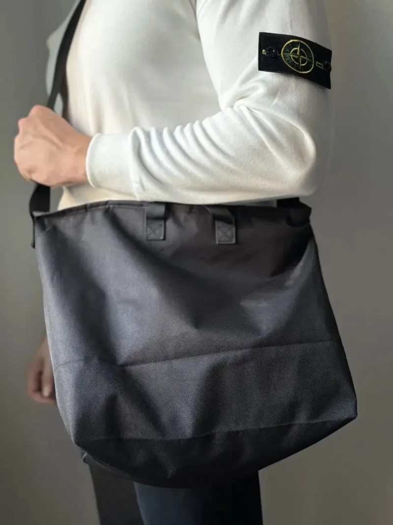 Велика сумка через плече Carhartt Delta Shoulder Pouch, чорна. — фото 2