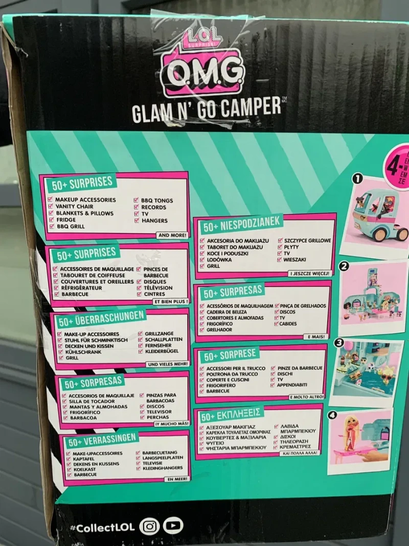 Великий Гламурний кемпер автобус лол lol omg Glam camper 50 сюрпризів — фото 4