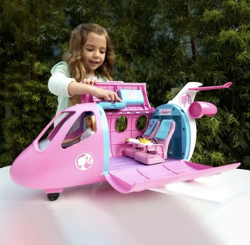 Великий літак Барбі з лялькою пілотом mattel dream plane Barbie pilot — фото 2