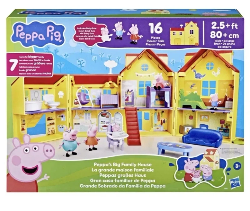 Великий сімейний будинок Пеппи Пеппа Великий будинок Пеппи з малюком Еві Peppa — фото 8
