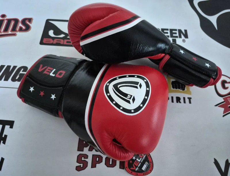 Velo MuayThai 14 Oz Оригінал Боксерські рукавиці шкіра натуральна 14 унцій мма mma — фото 2