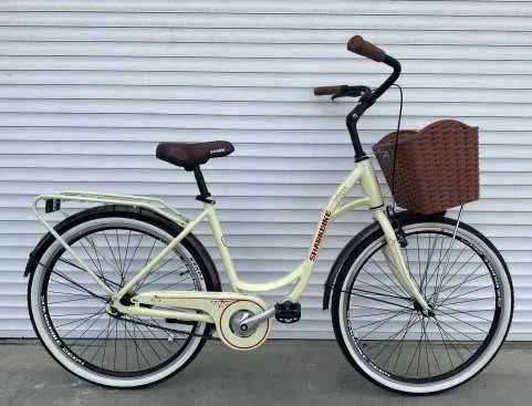 велосипед Дамский-прогулочный алюминиевый 26" Sharkbike-04. Новые 2026 — фото 4