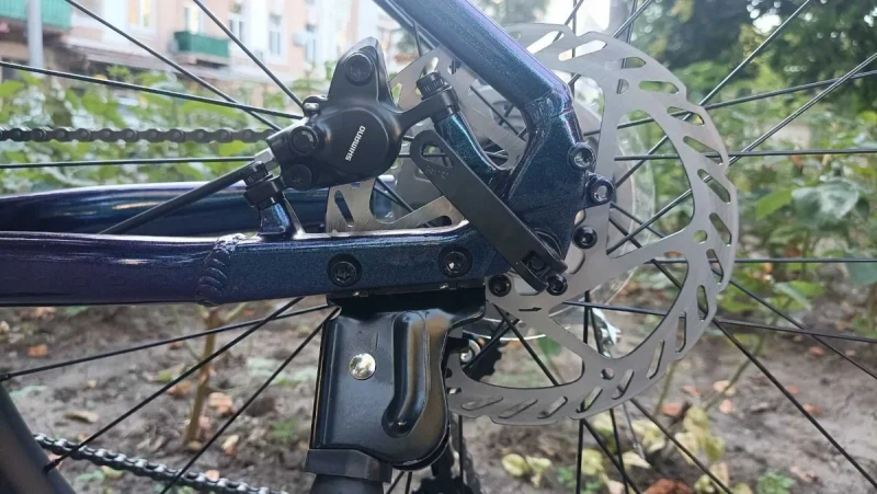 Велосипед горный Forever 27,5" гидравлика Shimano, 3*9 S Altus , хамелон — фото 6