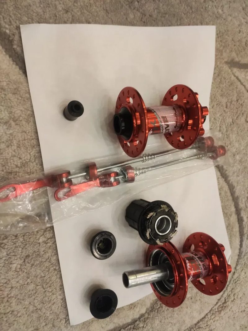 Велосипедна втулка mtb  ексцентрик осі  goldix pro7 v2 32h передня novatec d041sb 32h — фото 2