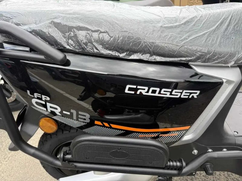Велоскутер Crosser CR-13 PRO литий железо фосфат 76.8V/30AH/2000W 2026 - Чорний — фото 2