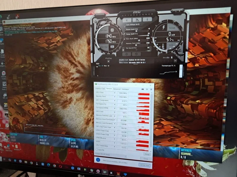 Видеокарта б\у SAPPHIRE PULSE RX570 4GB топ состояние и другие карты — фото 3