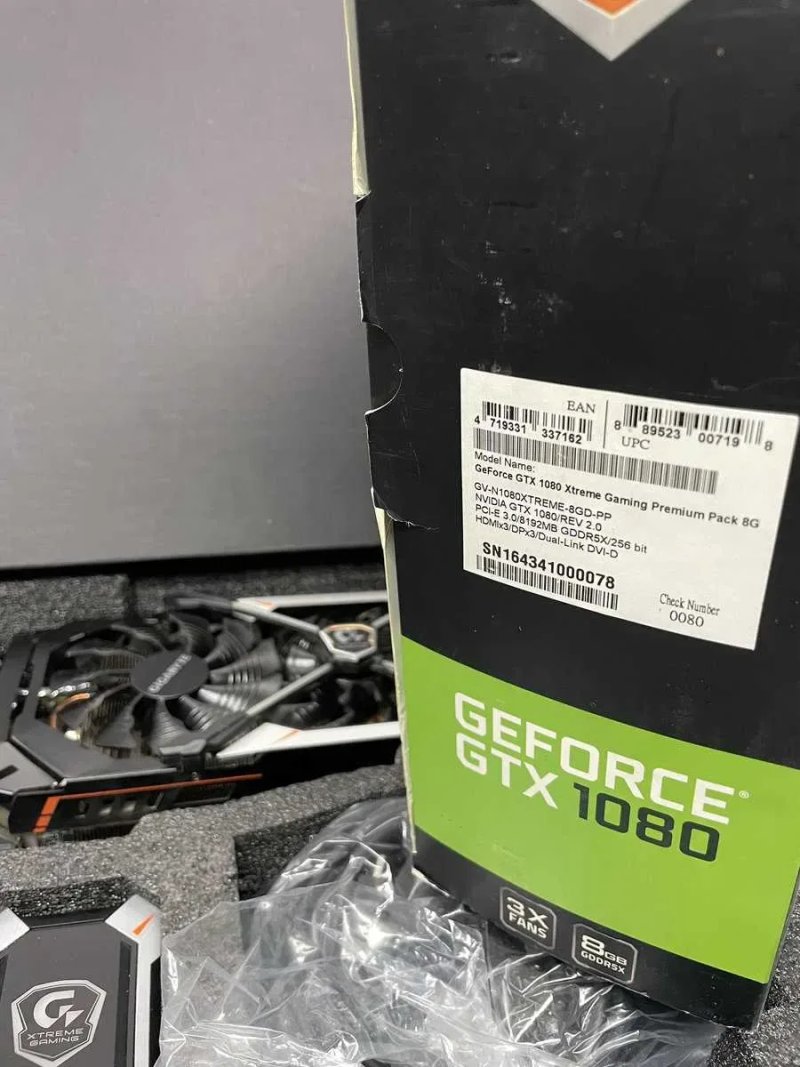 Видеокарта Gigabyte GeForce GTX 1080 Xtreme Gaming 8G Premium Pack — фото 8