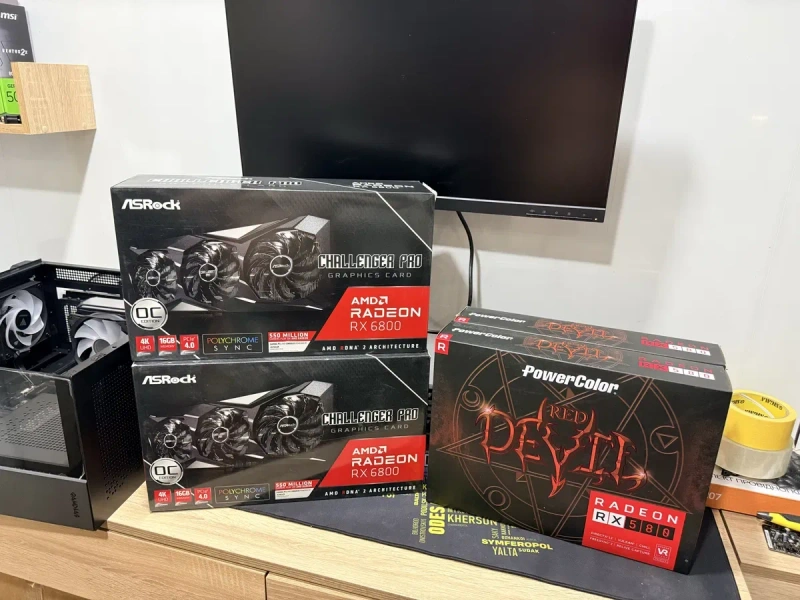 Відеокарта потужна ігрова нова зі Штатів AsRock Challenger PRO  RX6800 16gb GDDR6x — фото 2