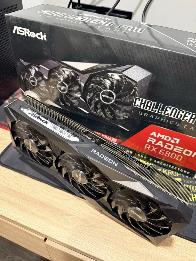 Відеокарта потужна ігрова нова зі Штатів AsRock Challenger PRO  RX6800 16gb GDDR6x — фото 5