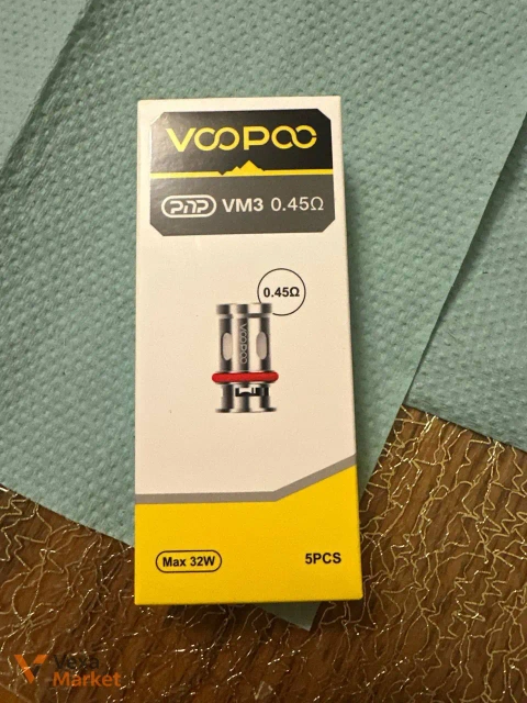 Випаровувачі Voopoo PnP-VM3 (0.45 Ом) Mesh Coil, 5 шт.
