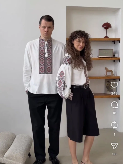 Вишиванка жіноча і чоловіча