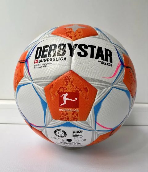 Високоякісний футбольний мяч Derbystar BundesLiga. Size 5. Термошов