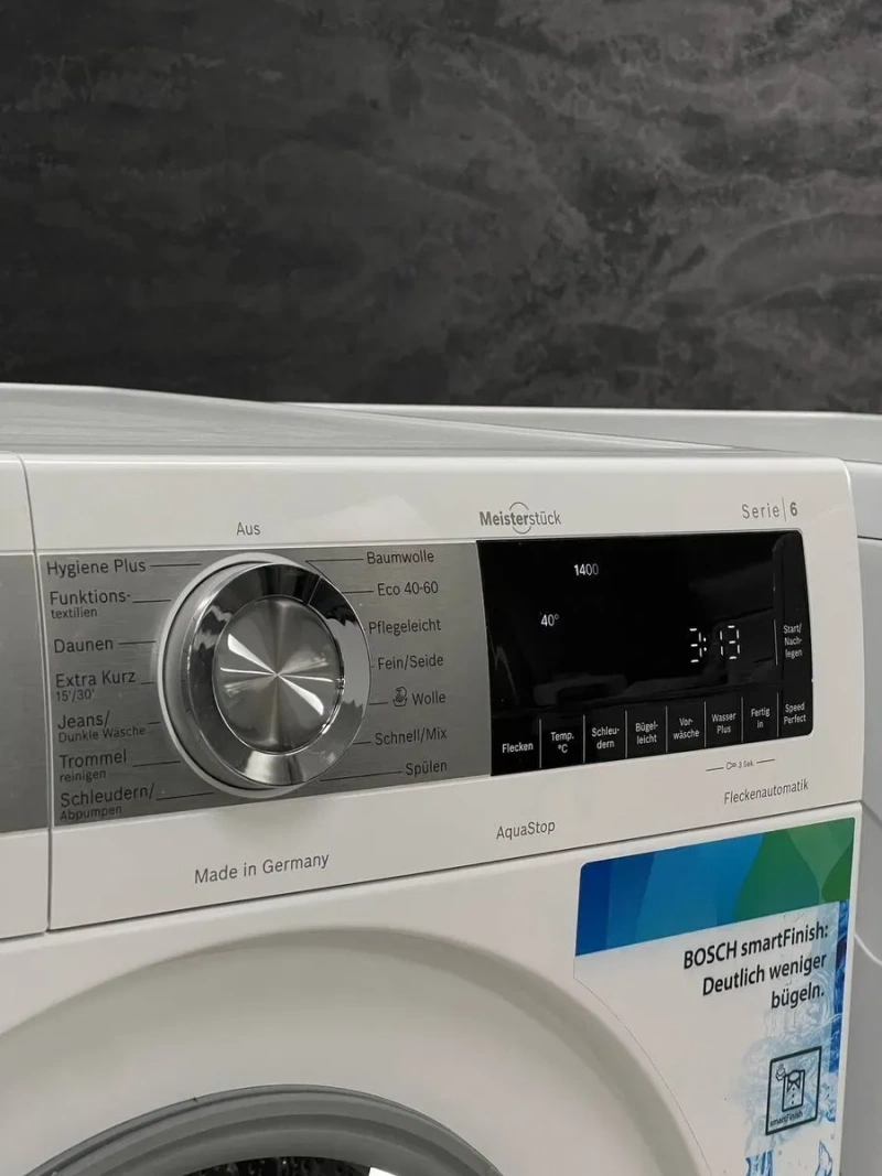 Виставка Комплект Пральна +Сушильна машина Bosch 6 SERIES WGG244M90/01.. WQG235D90/01 9kg A+++ — фото 8