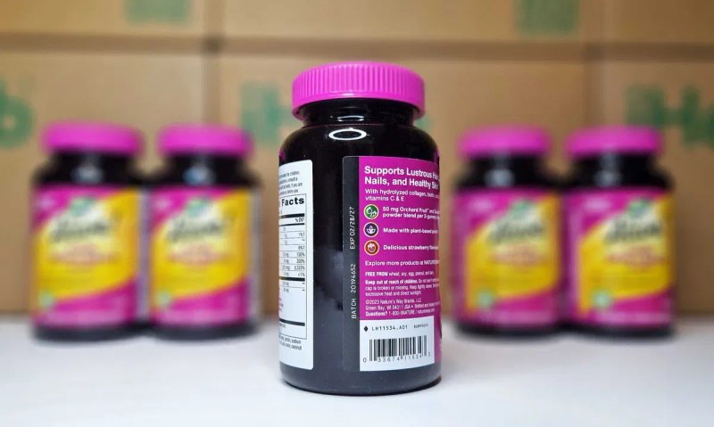 Вітаміни для волосся, шкіри та нігтів Nature's Way Alive 60 жув. табл. — фото 4