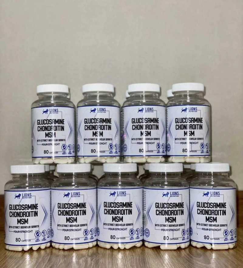 Витамины для суставов Lions Nutrition Glucosamine Chondroitine MSM 80к — фото 2