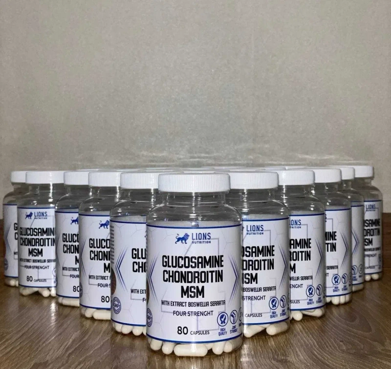 Витамины для суставов Lions Nutrition Glucosamine Chondroitine MSM 80к — фото 4