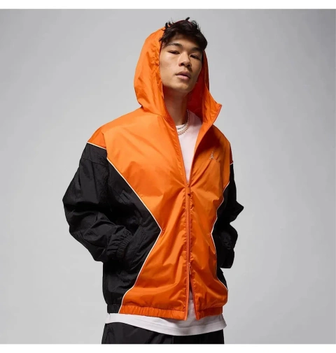 Вітровка Nike Air Jordan Mbrk Black/Orange оригінал HF9333-805