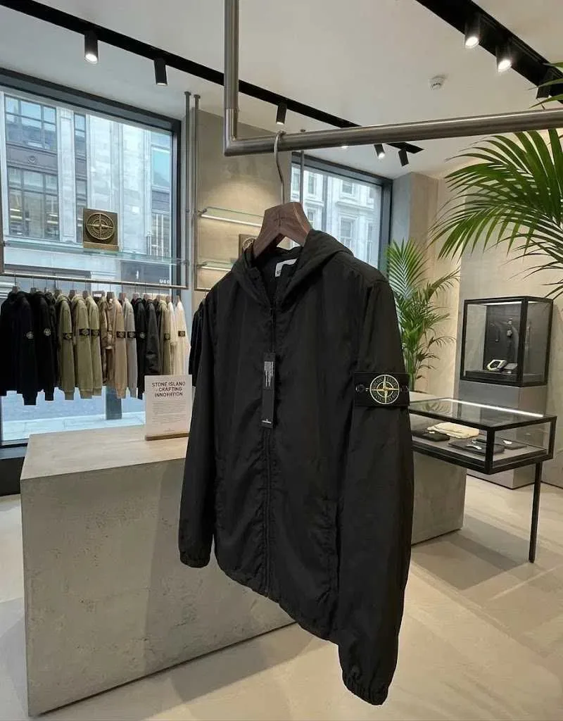 Вітровка Stone Island GoreTex • Бомбер Черный Стон Айленд • XS S M L XL XXL — фото 2