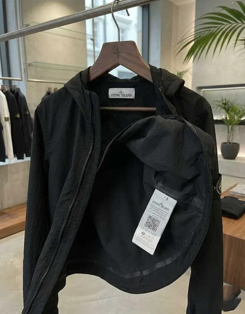 Вітровка Stone Island GoreTex • Бомбер Черный Стон Айленд • XS S M L XL XXL — фото 5