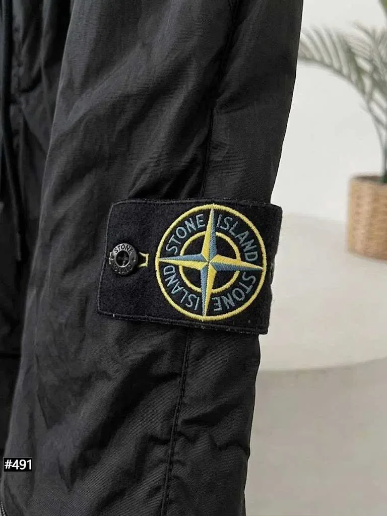 Вітровка Stone Island GoreTex • Бомбер Черный Стон Айленд • XS S M L XL XXL — фото 8