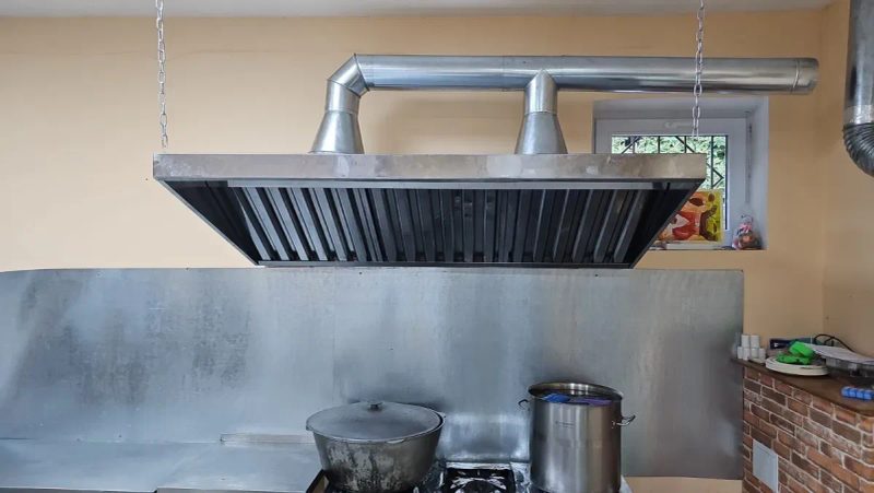 Витяжний зонт пристінний нержавійка витяжка — фото 2